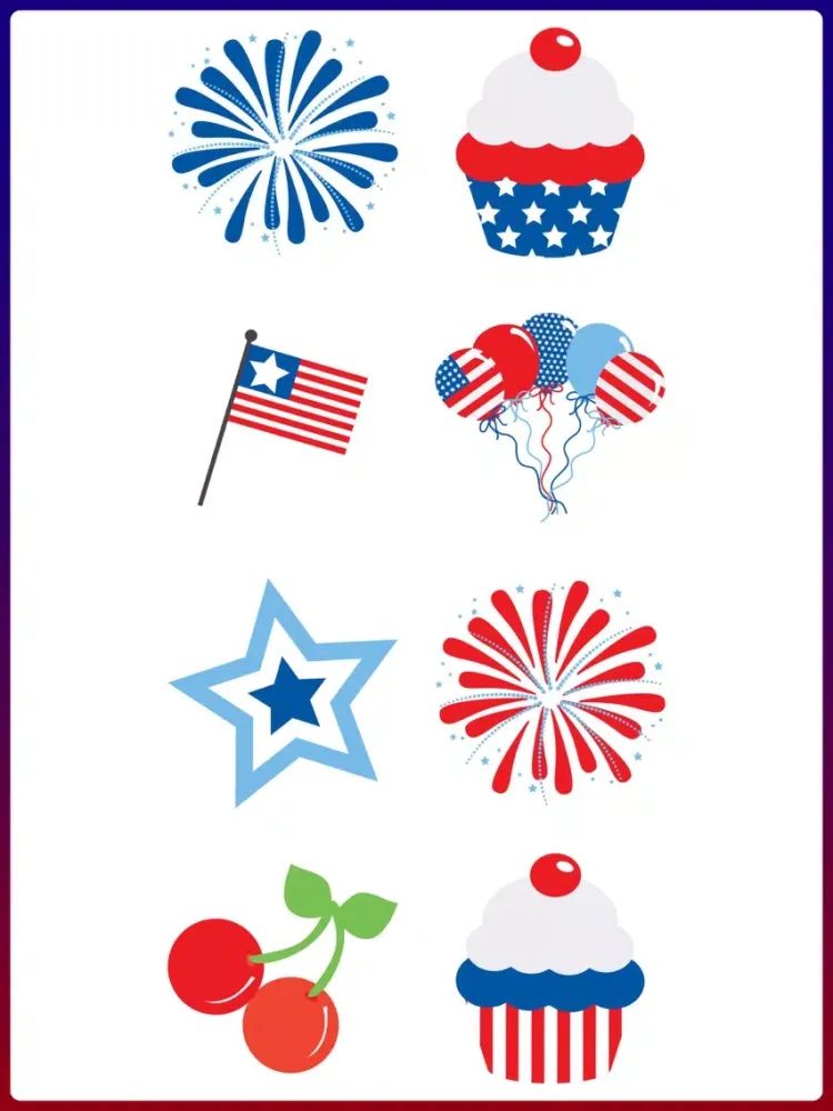Tangkapan layar I Love United States Sticker iPad 