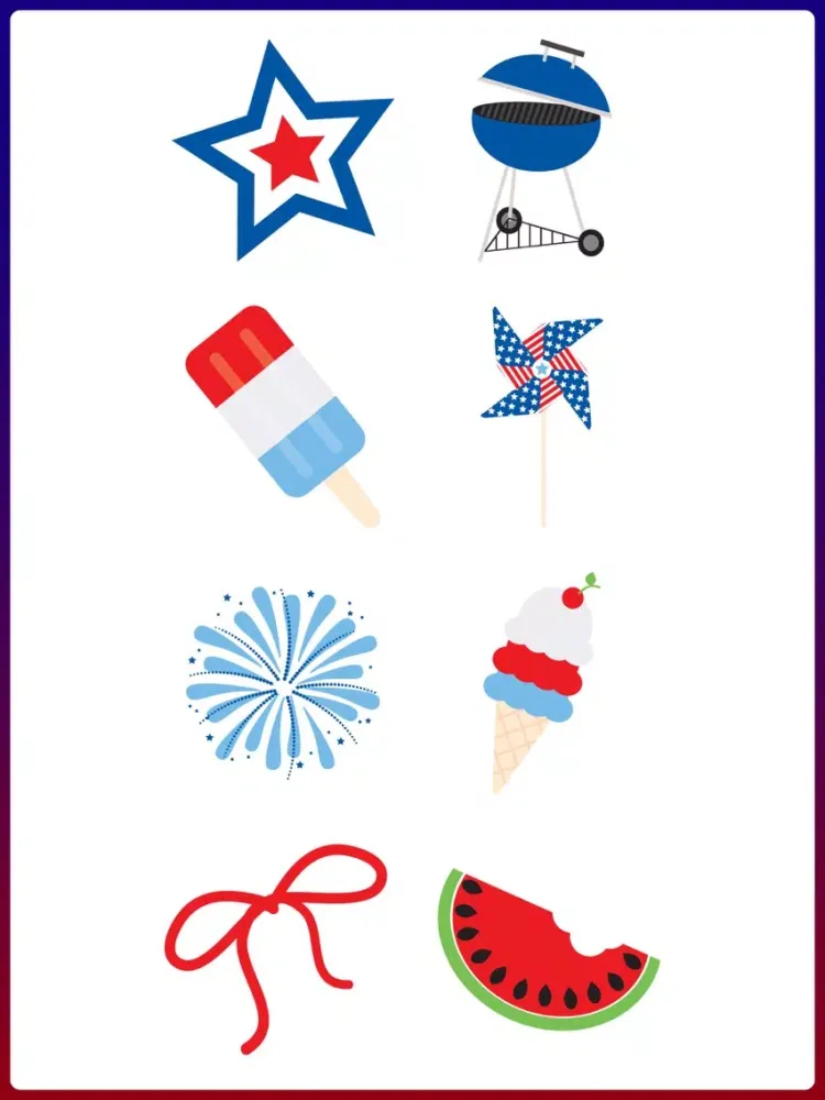 Tangkapan layar I Love United States Sticker iPad 