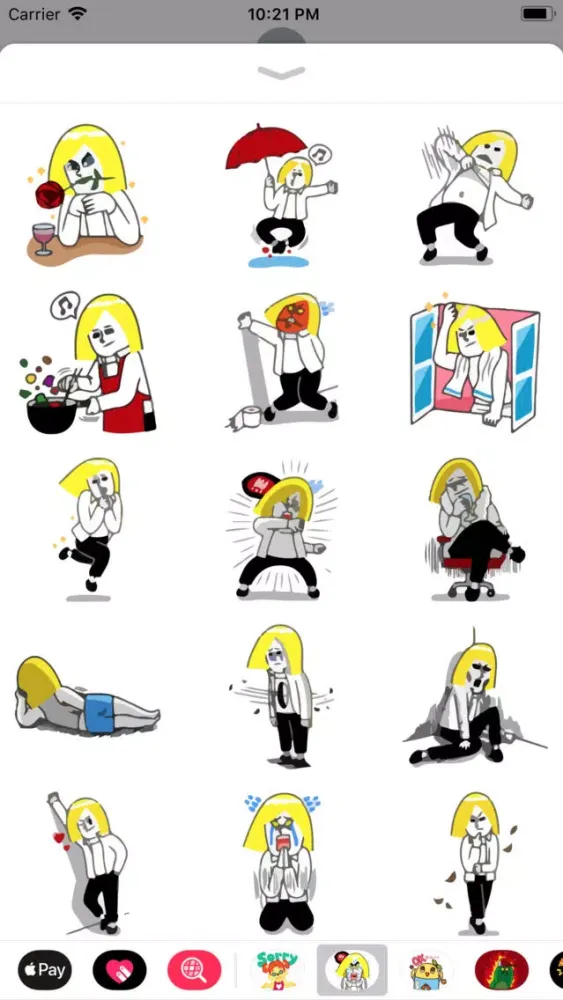 Dory is Angry Emo Sticker Pack スクリーンショット