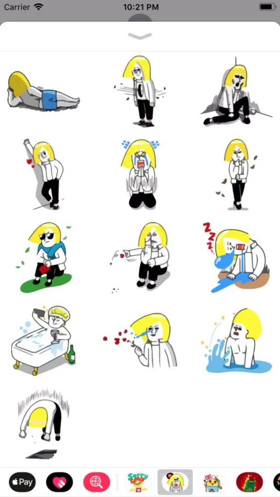 Dory is Angry Emo Sticker Pack スクリーンショット