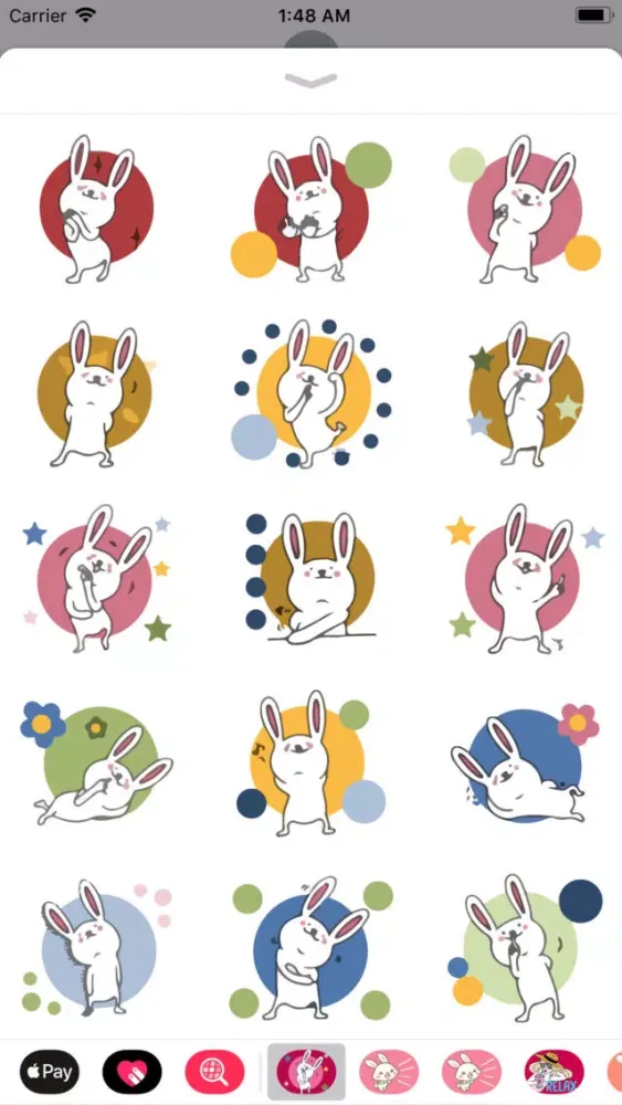 Captures d'écran de Bunny Funny Emojis Sticker Emo