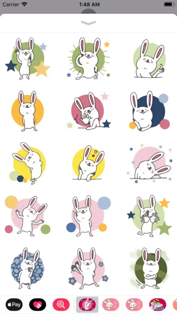 Captures d'écran de Bunny Funny Emojis Sticker Emo