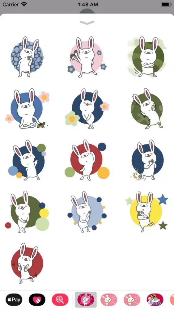 Captures d'écran de Bunny Funny Emojis Sticker Emo