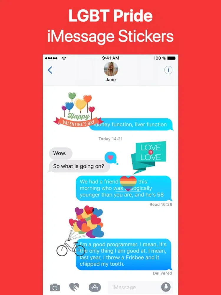 Gay LGBT Pride Month Stickers iPad 應用截圖