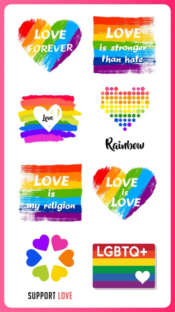 Gay Pride Month LGBT Stickers سکرین شاٹس