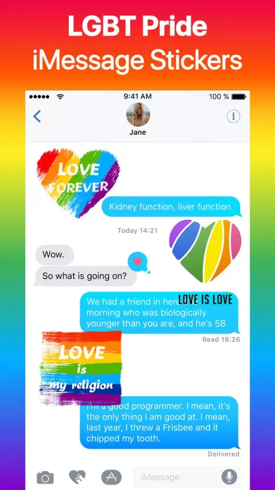 Gay Pride Month LGBT Stickers سکرین شاٹس