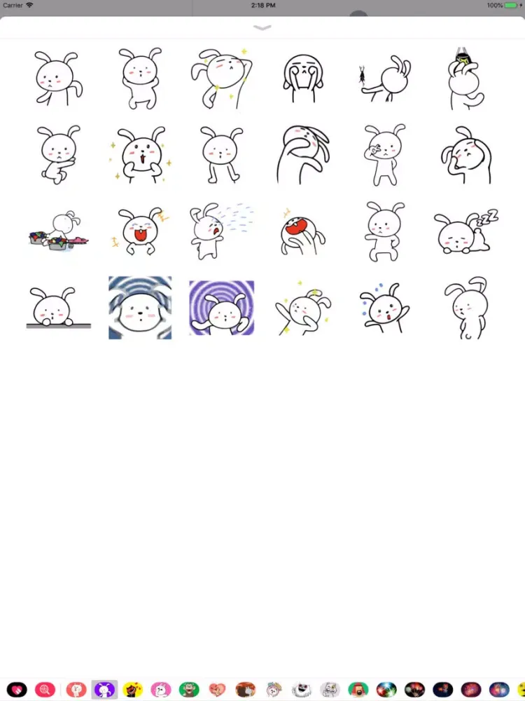 Capturas de pantalla de Lily Funny Emotes for Texting iPad 