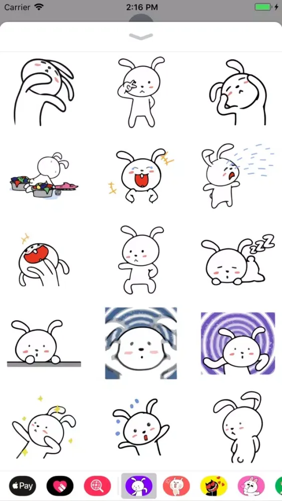 Capturas de pantalla de Lily Funny Emotes for Texting