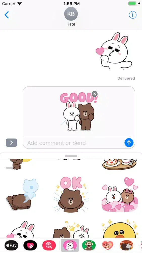 Molly Cute Stickers Emojis App স্ক্রিনশট
