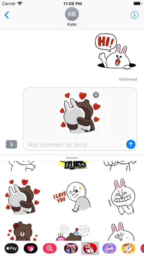 Betsy Cute Emoji Stickers App স্ক্রিনশট