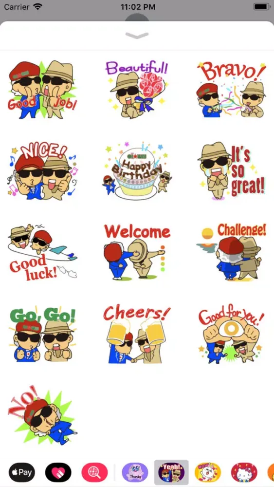 Cuca & Buka Emoji Stickers App スクリーンショット