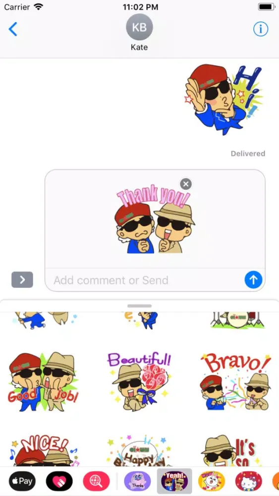 Cuca & Buka Emoji Stickers App スクリーンショット