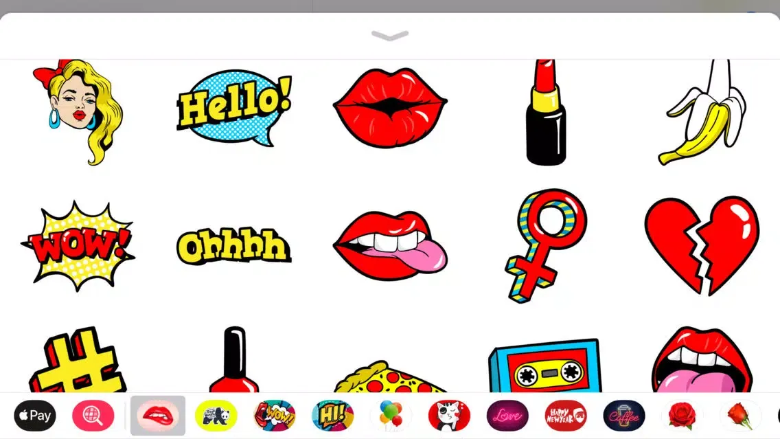Naughty Girl Expression Emojis Screenshots