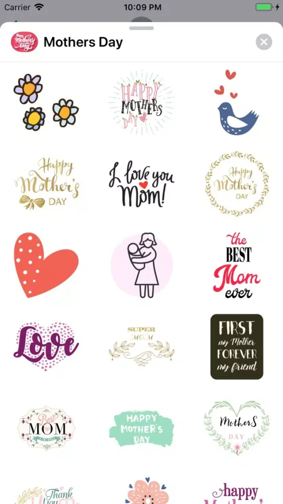 Screenshot di Mothers Day Greetings & Cards