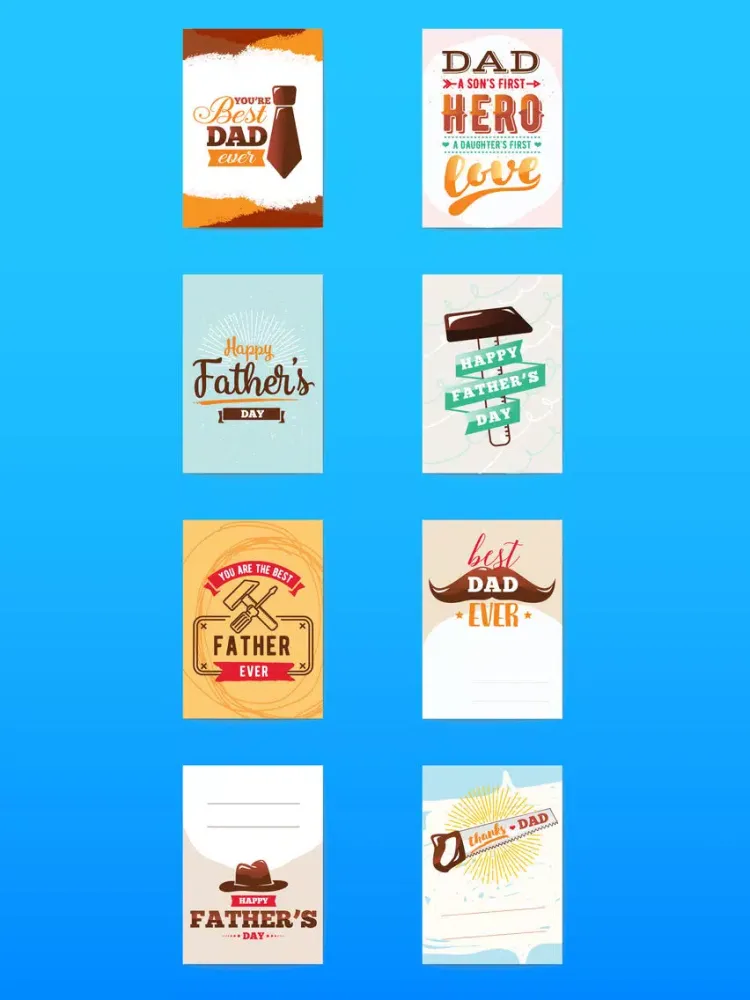 Zrzuty ekranu Happy Father's Day Cards Greet iPad 