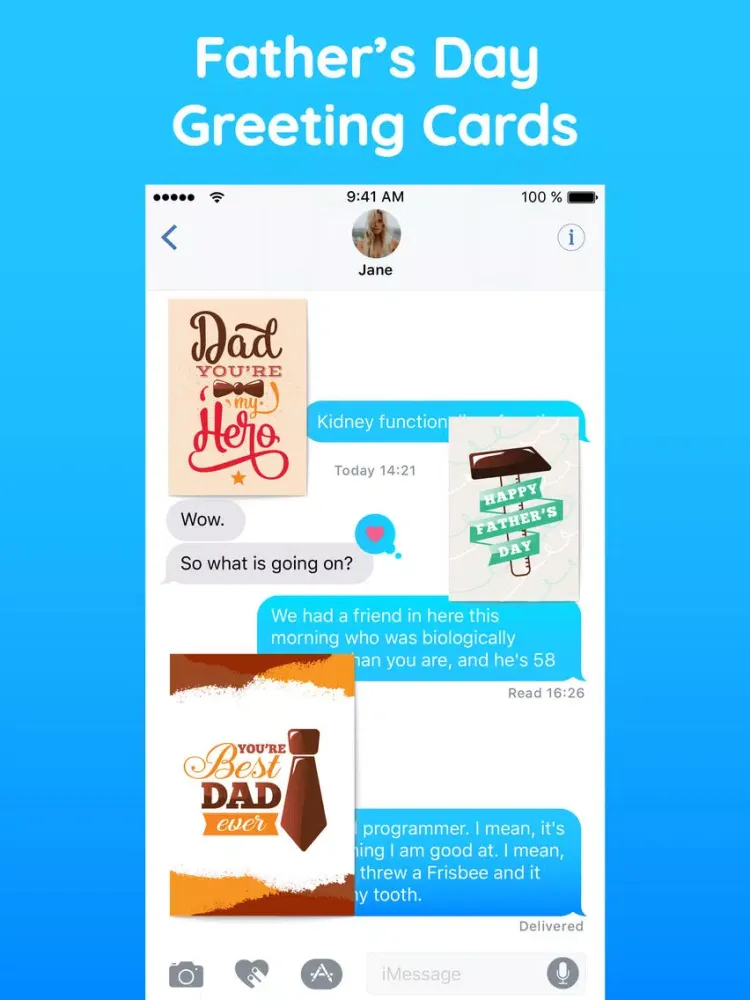 Zrzuty ekranu Happy Father's Day Cards Greet iPad 
