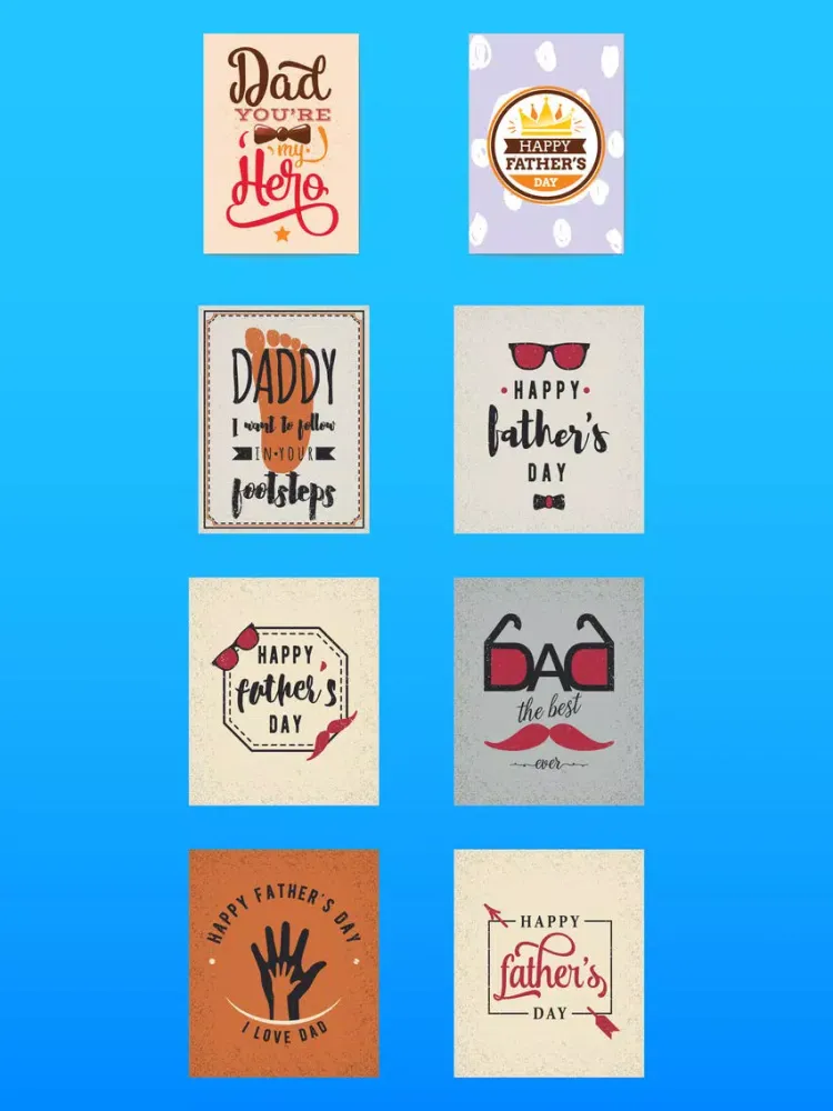 Zrzuty ekranu Happy Father's Day Cards Greet iPad 