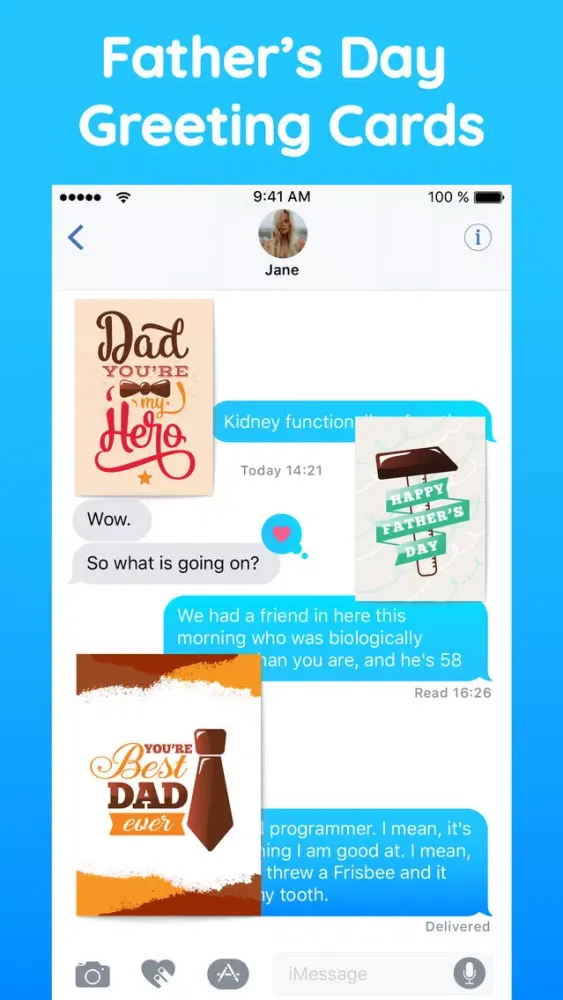 Zrzuty ekranu Happy Father's Day Cards Greet