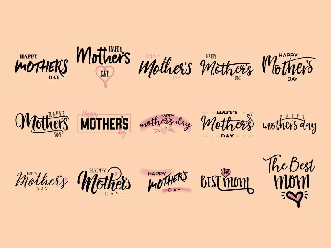 Best Mother's Day Stickers App iPad  스크린샷