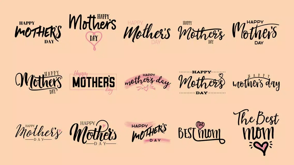 Best Mother's Day Stickers App 스크린샷