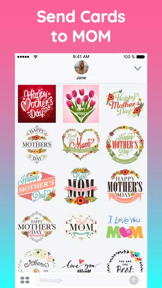 Zrzuty ekranu Mothers Day 2018 Sticker Pack