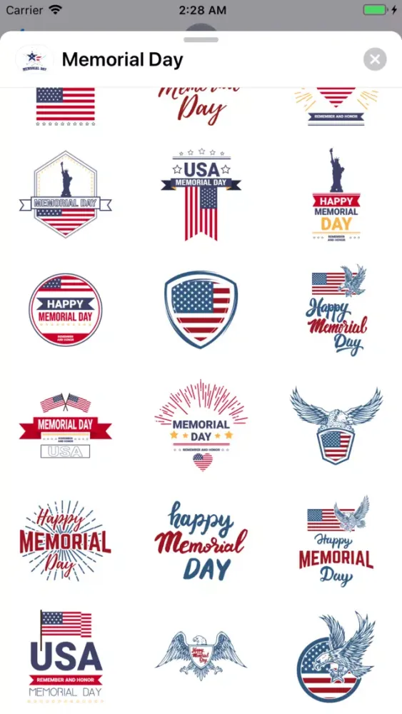 Screenshot di Memorial Day Cards & Wishes 03