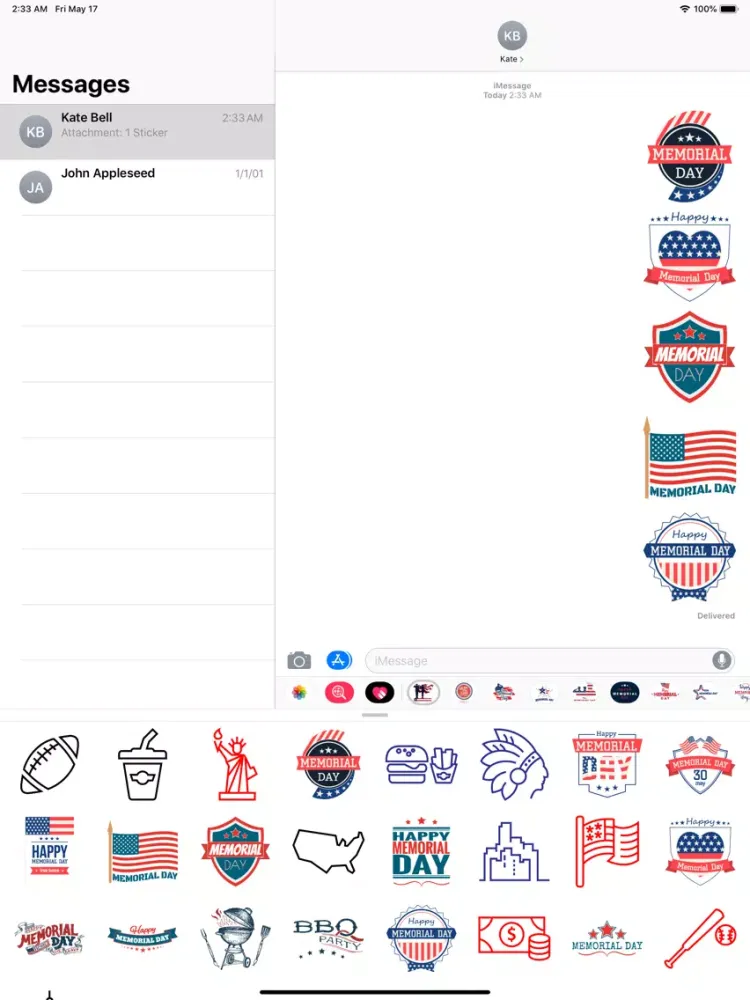 Screenshot di Memorial Day Cards & Wishes 04 iPad 