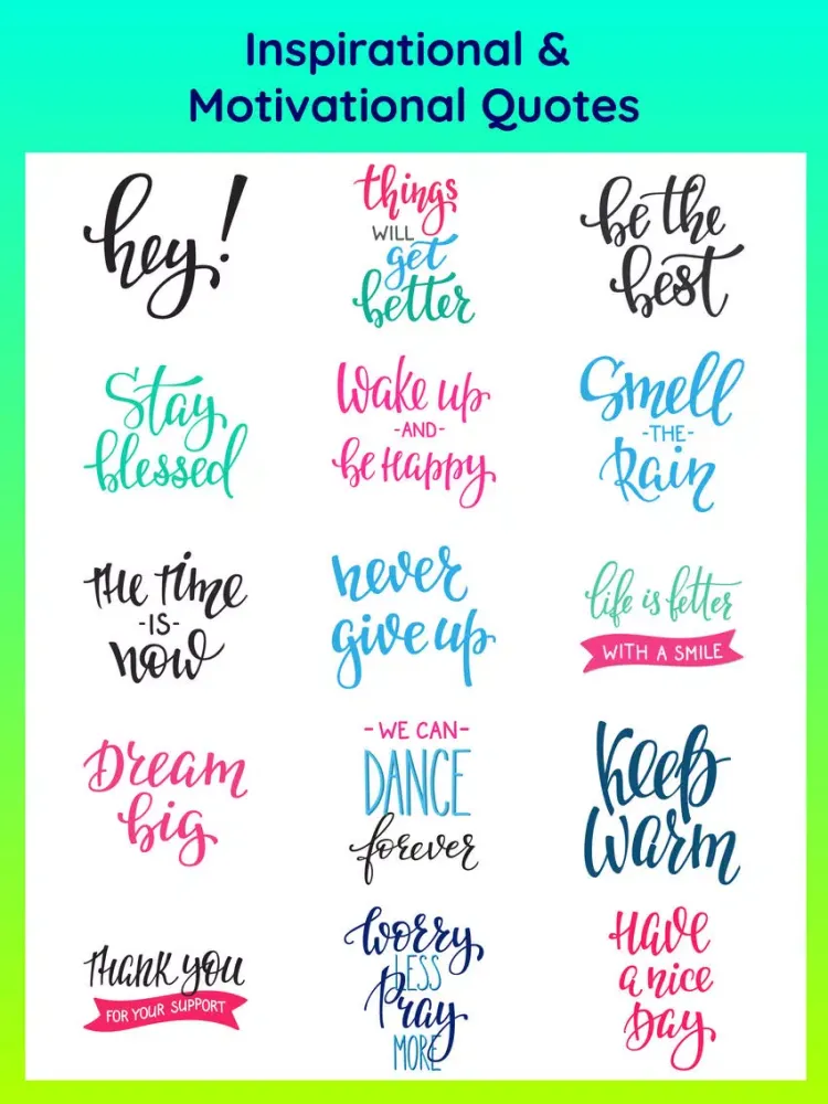 Скриншоты Motive - Inspirational Quotes & Text Chat Stickers iPad 