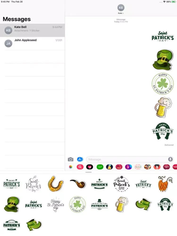 Zrzuty ekranu St Patrick's Day Celebration iPad 