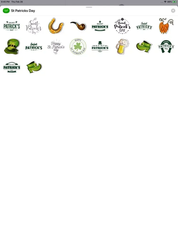 Zrzuty ekranu St Patrick's Day Celebration iPad 