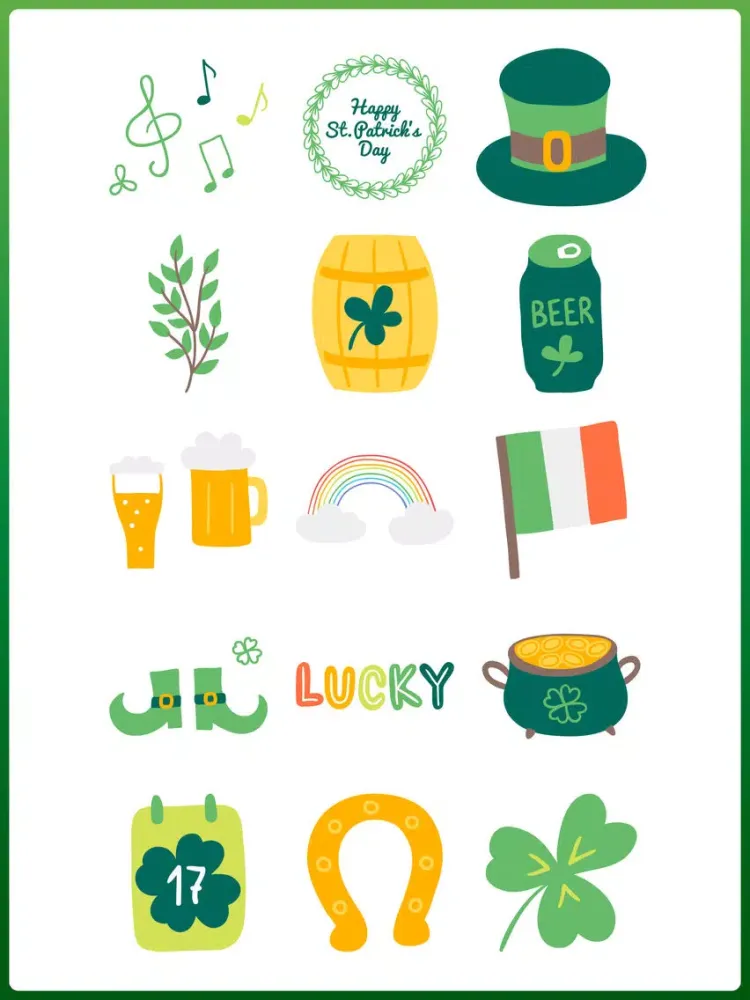 ภาพหน้าจอของ St Patrick's Day Sticker Party iPad 
