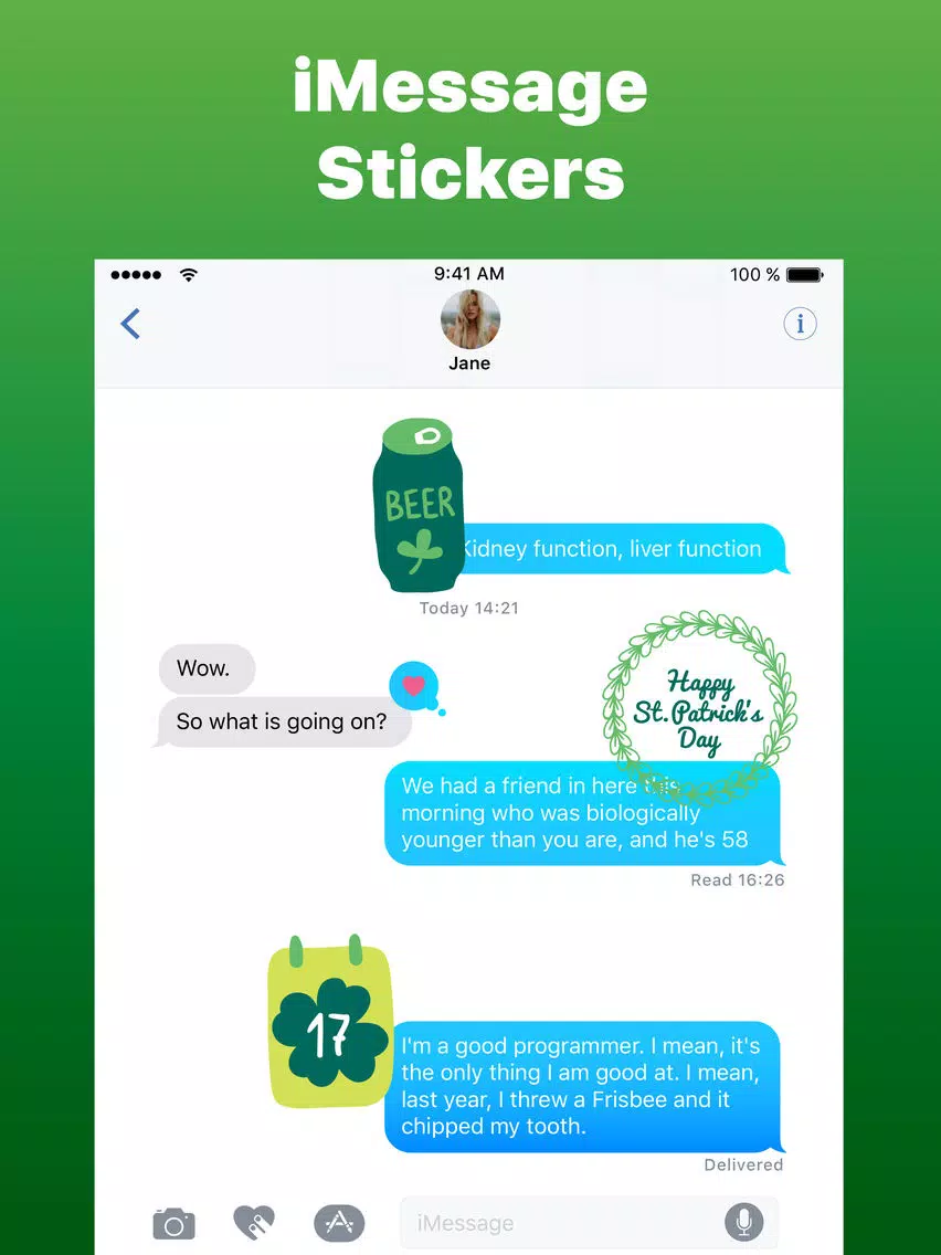 تصاویر St Patrick's Day Sticker Party iPad 