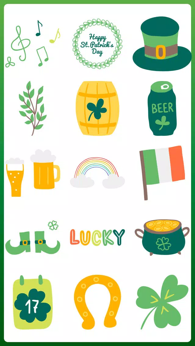 تصاویر St Patrick's Day Sticker Party
