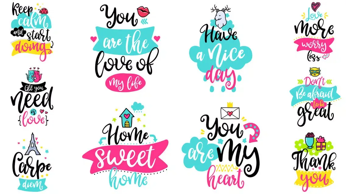 Screenshot di Positive Vibes Quotes Sticker