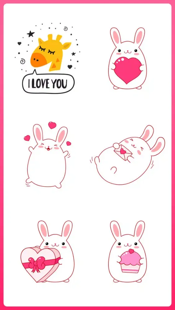 Screenshot di Love is all Above stickers emo