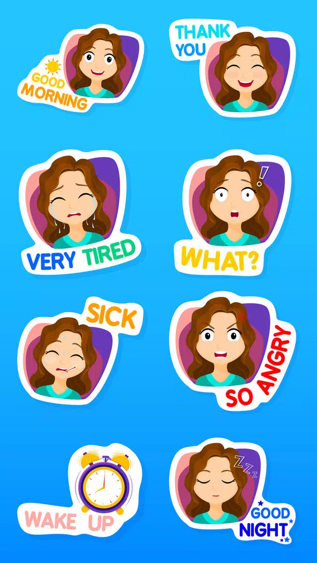 Fiona the Messy Girl Stickers應用截圖