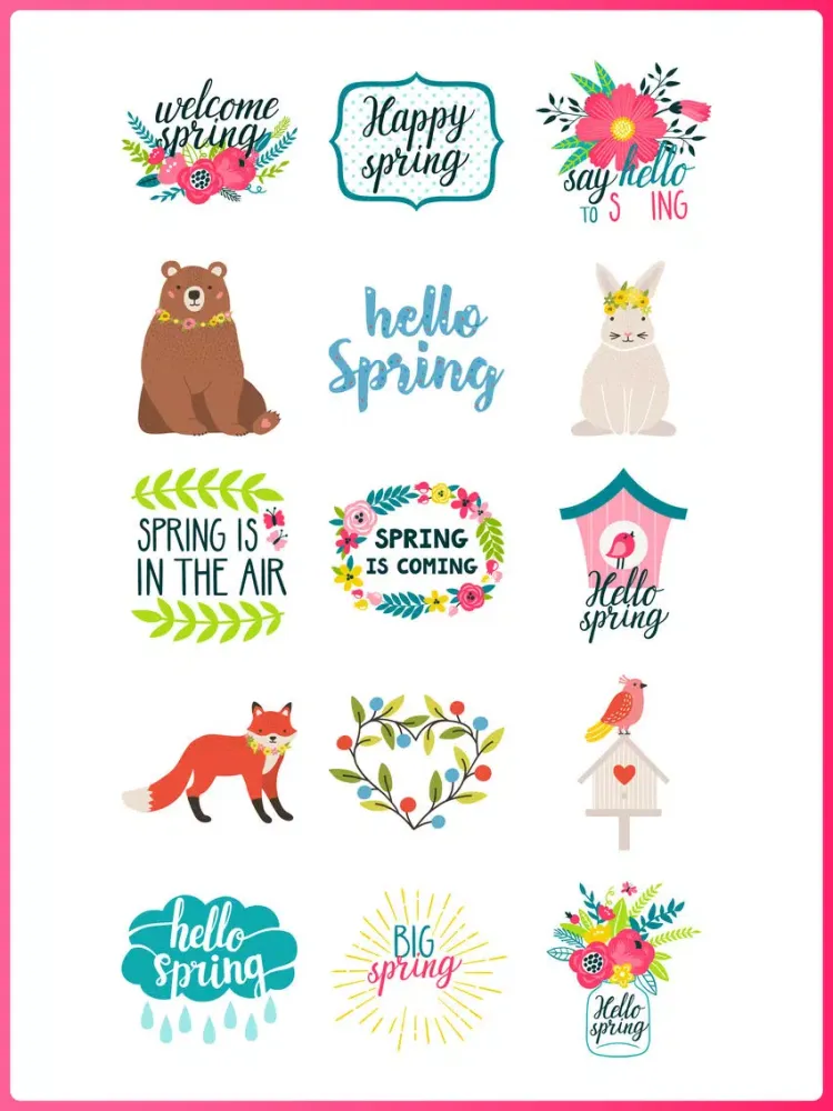 Hello Spring! Easter Stickers iPad  স্ক্রিনশট