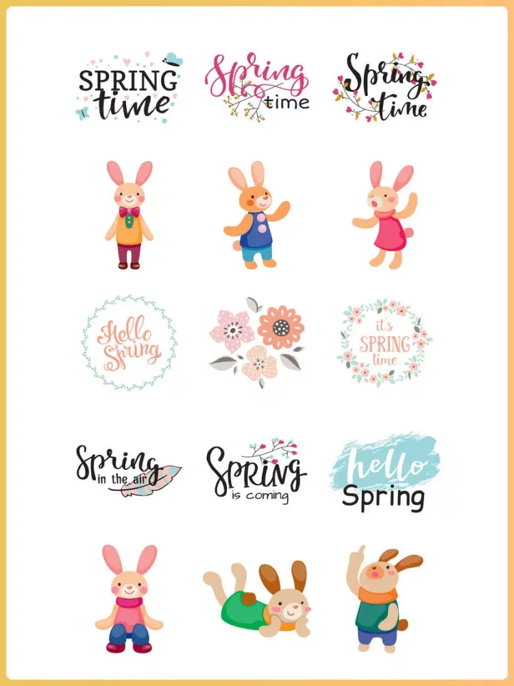 Capturas de pantalla de Easter & Spring Stickers Pack iPad 