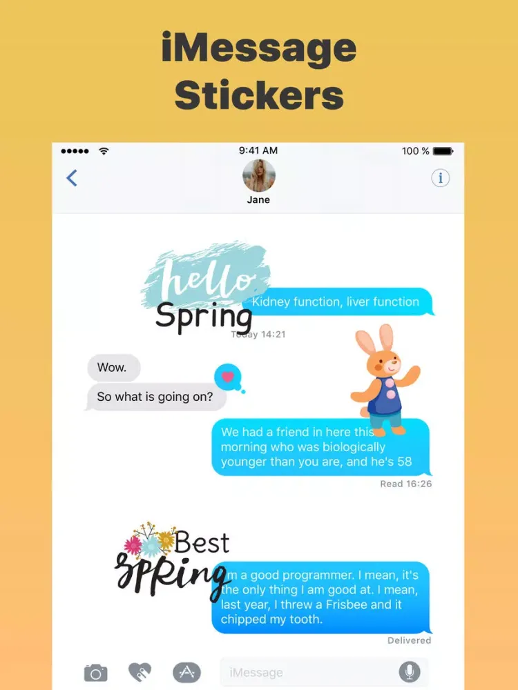 Capturas de pantalla de Easter & Spring Stickers Pack iPad 