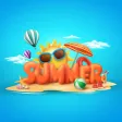 Summer Beach Party Stickers Summer Beach Party Stickers