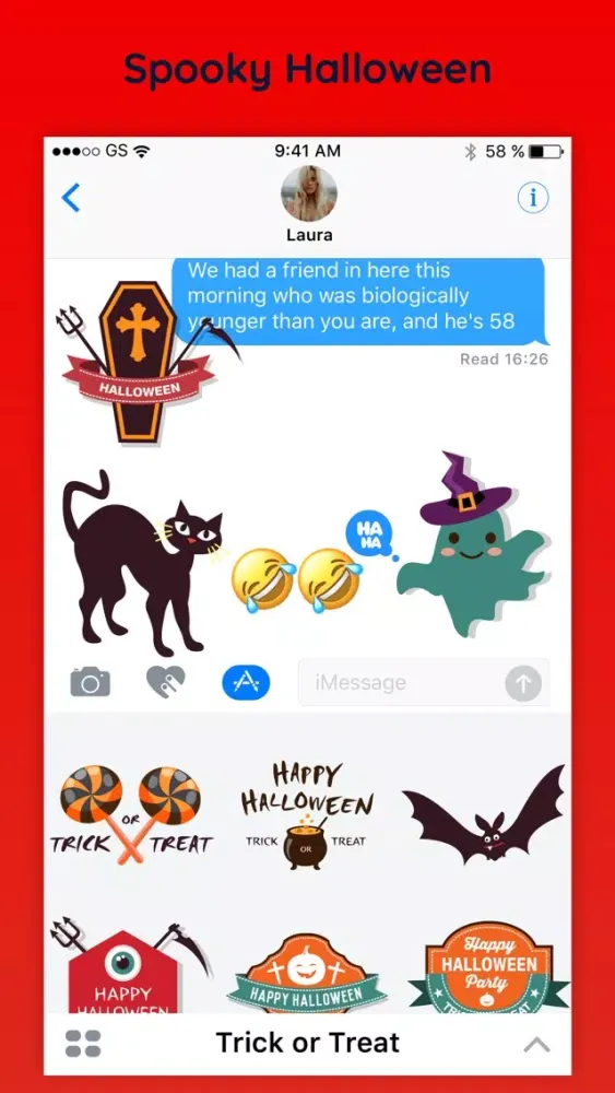 Spirit Halloween Emoji Sticker应用截图
