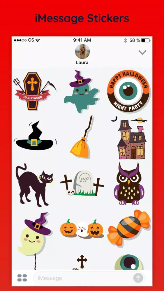 Spirit Halloween Emoji Sticker应用截图