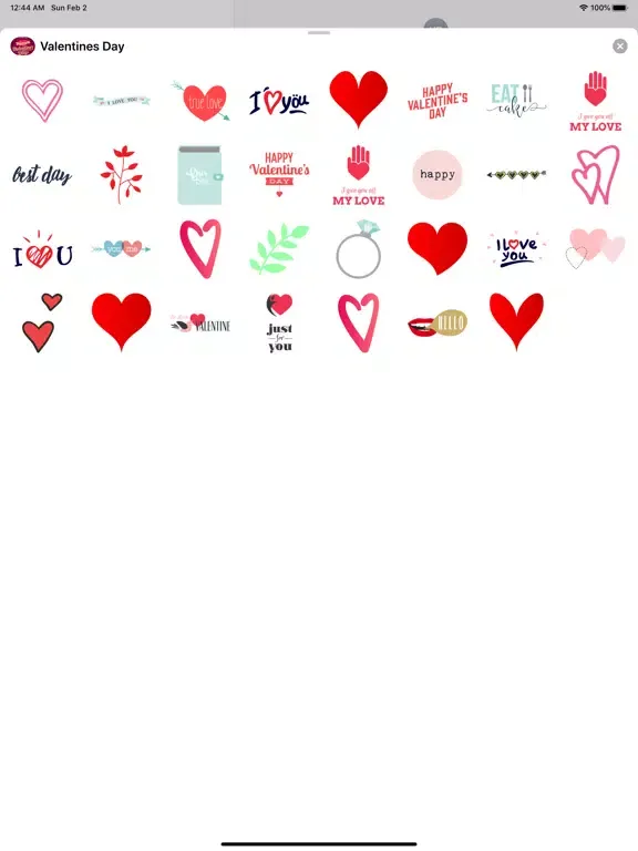 Captures d'écran de Happy Valentines Day Countdown iPad 