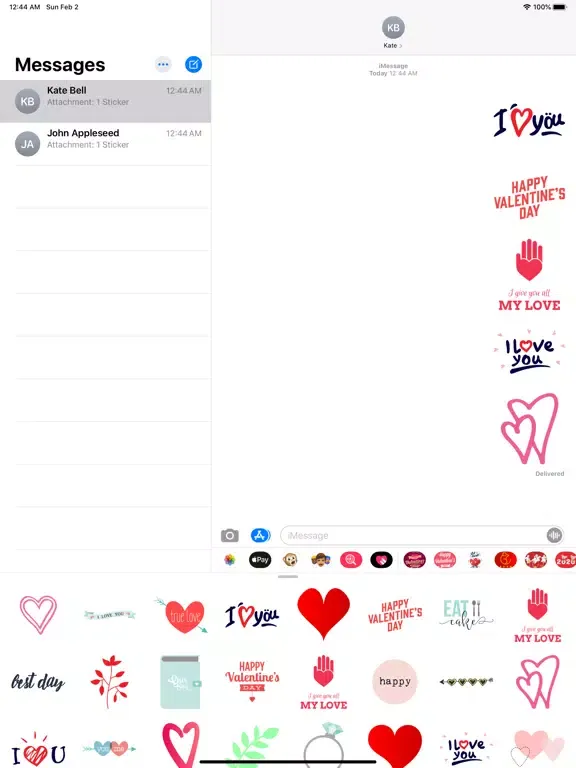 Captures d'écran de Happy Valentines Day Countdown iPad 