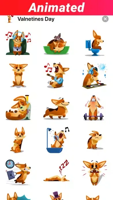 Zrzuty ekranu Animated Valentines Day Pack