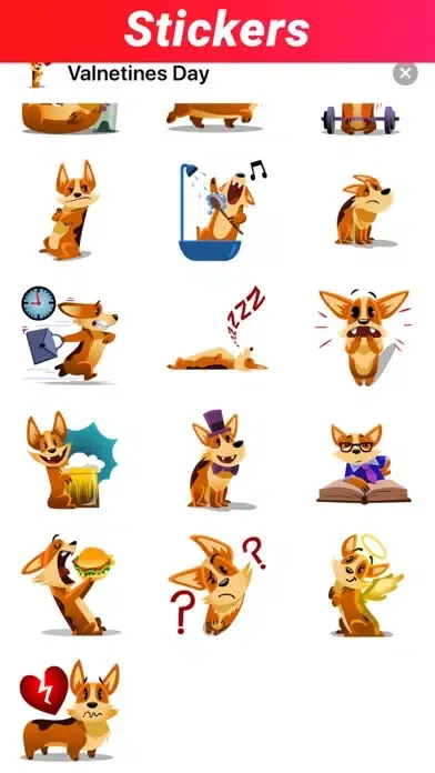 Zrzuty ekranu Animated Valentines Day Pack