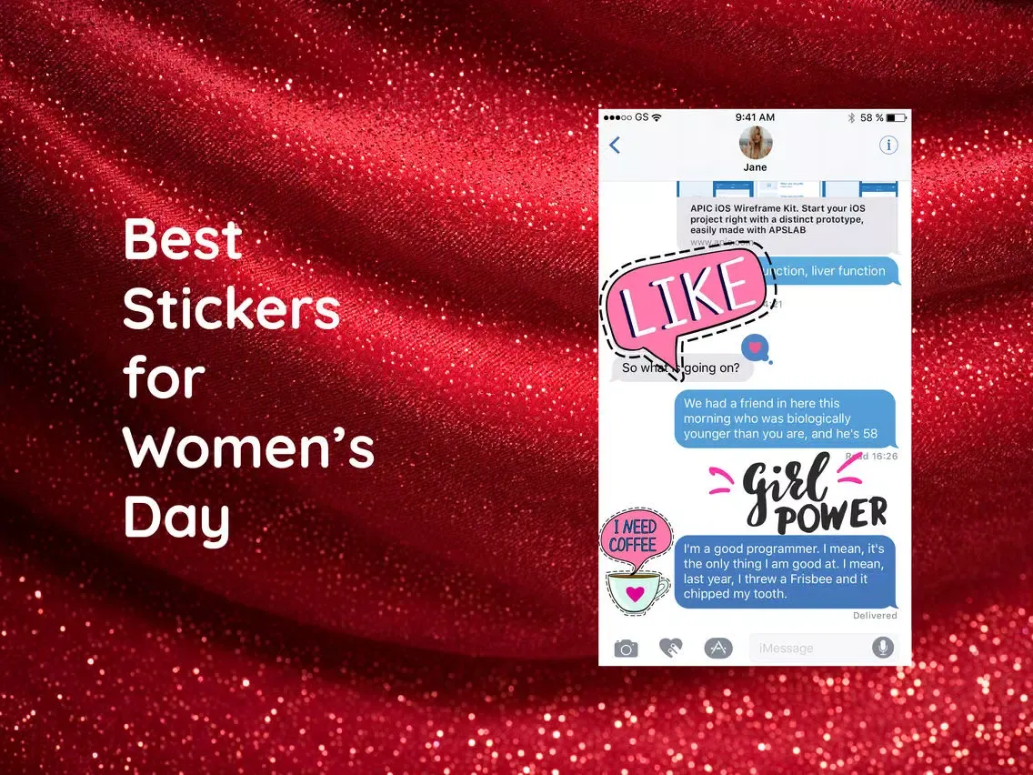 Happy Women's Day Sticker Pack iPad  स्क्रीनशॉट