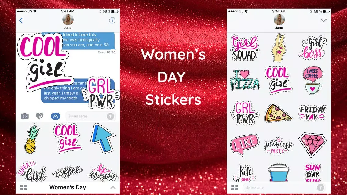 Happy Women's Day Sticker Pack स्क्रीनशॉट