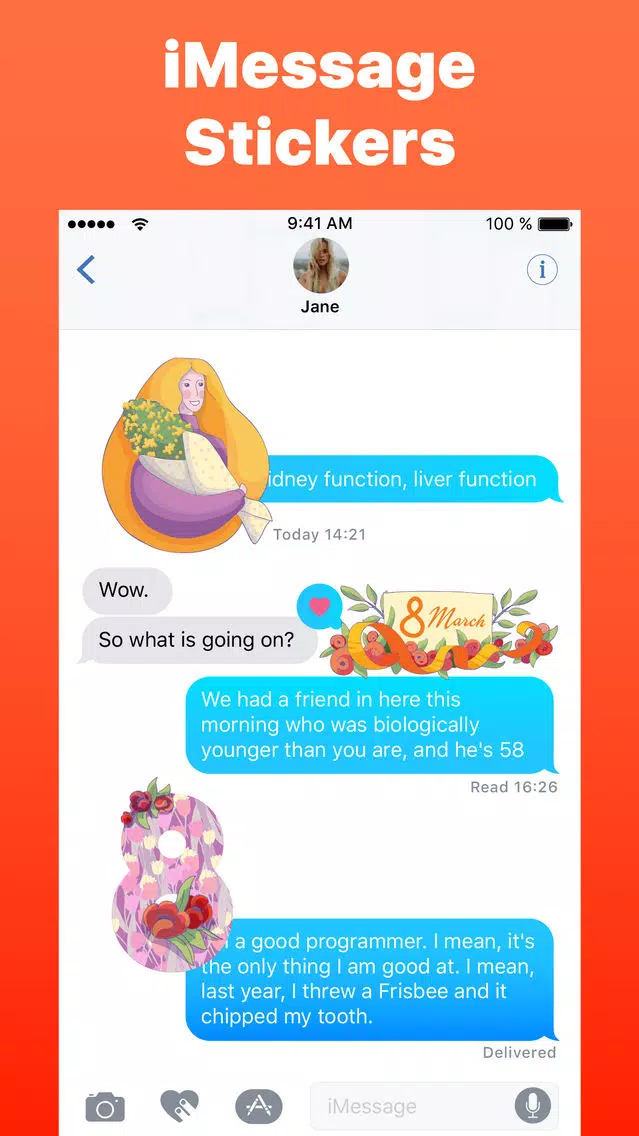 Скриншоты 8 March Women's Day Stickers