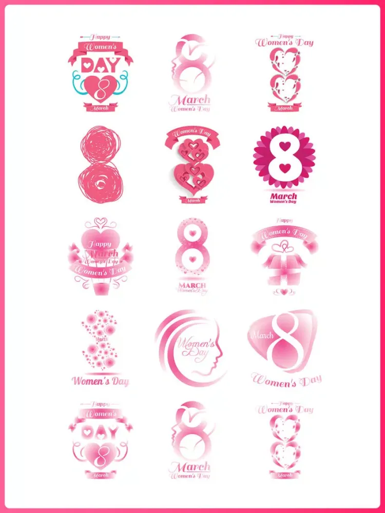 Women's Day Wishes Stickers iPad 应用截图